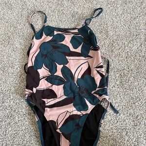 Jolyn “Gavin 2” floral onesie with side slits